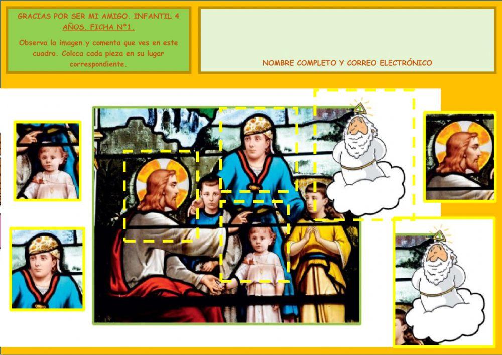 Gracias por ser mi amigo.Infantil 4 años. Ceip Profesor Tierno Galván Utrera