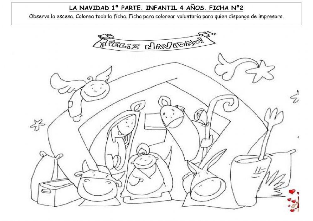 La Navidad 1ª parte. Infantil 4 años. Ceip Profesor Tierno Galván Utrera.