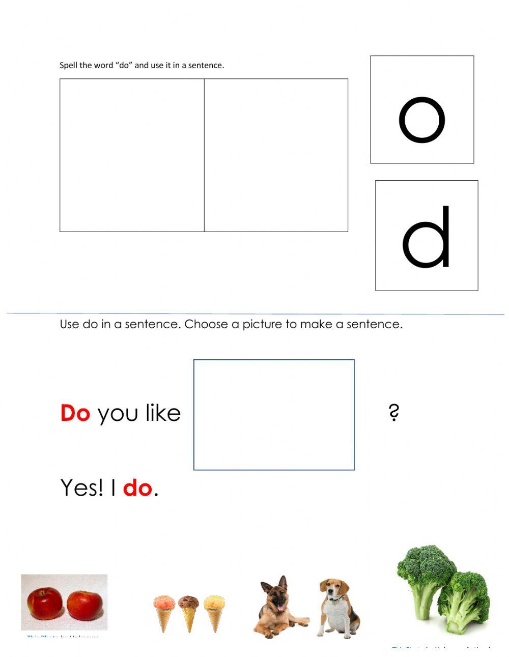 Sight word do spell