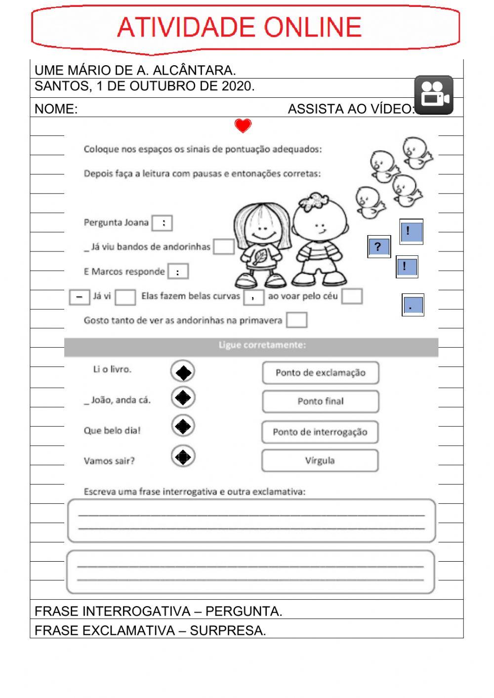 Sinais de pontuação