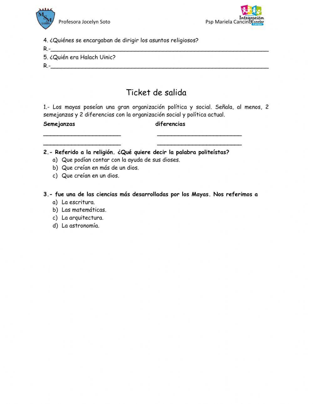 Civilizaciones mayas