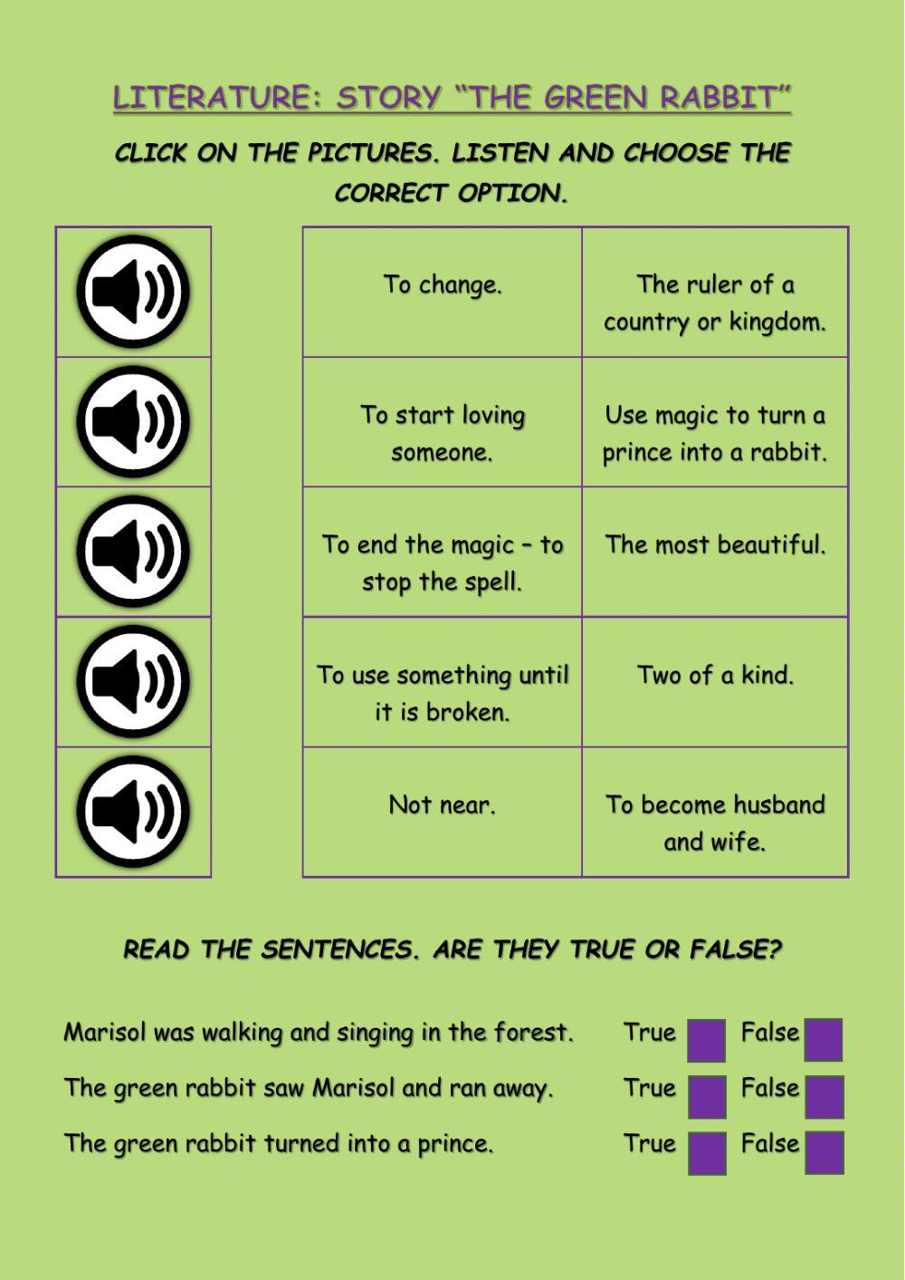 The Green Rabbit Test