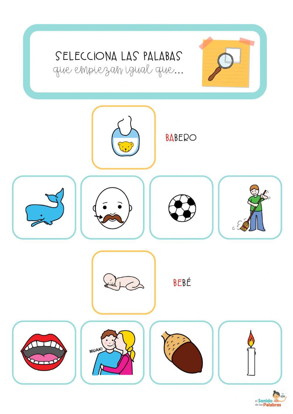 FONEMA B-V - Conciencia Silábica