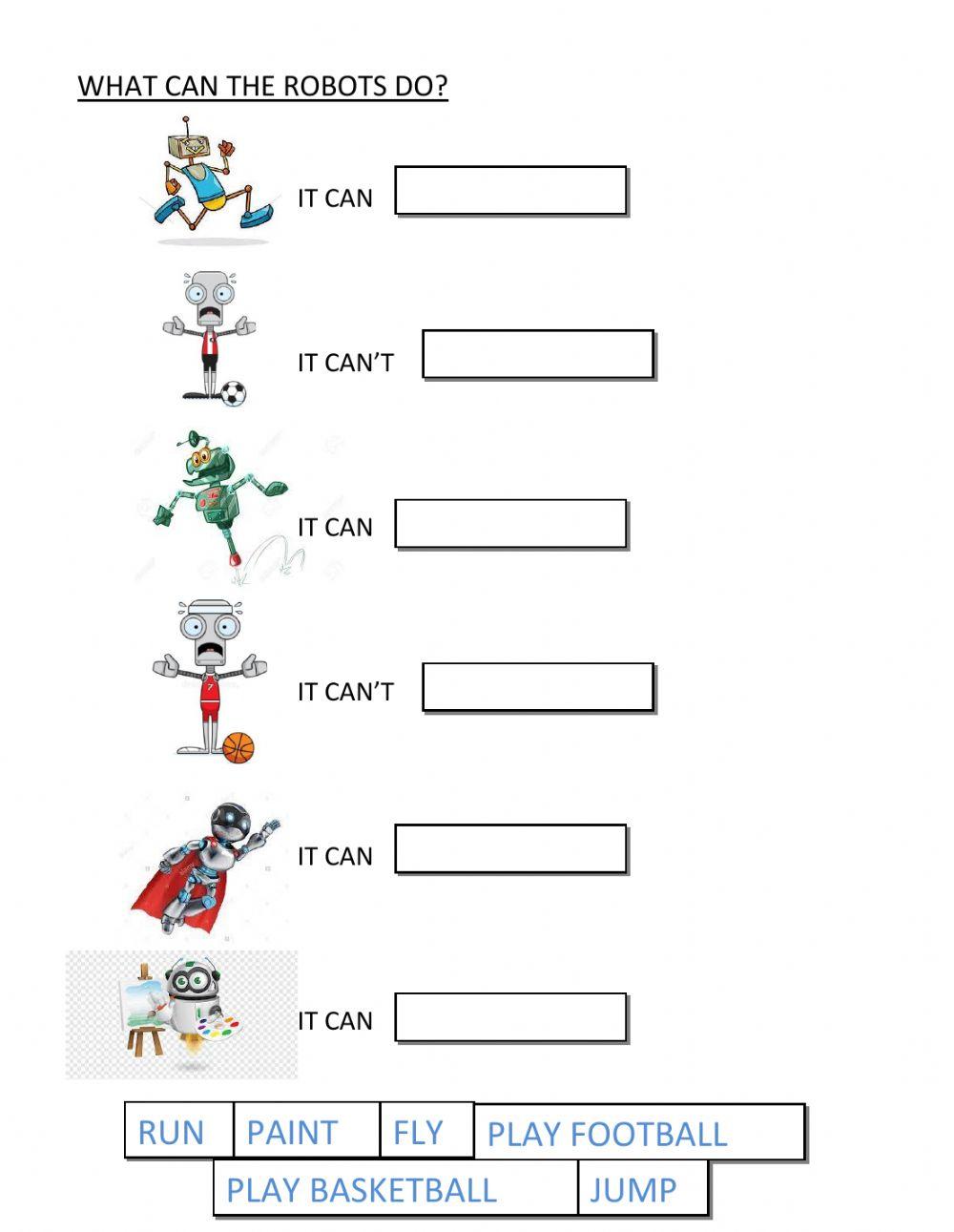 Robots - CAN -CAN'T
