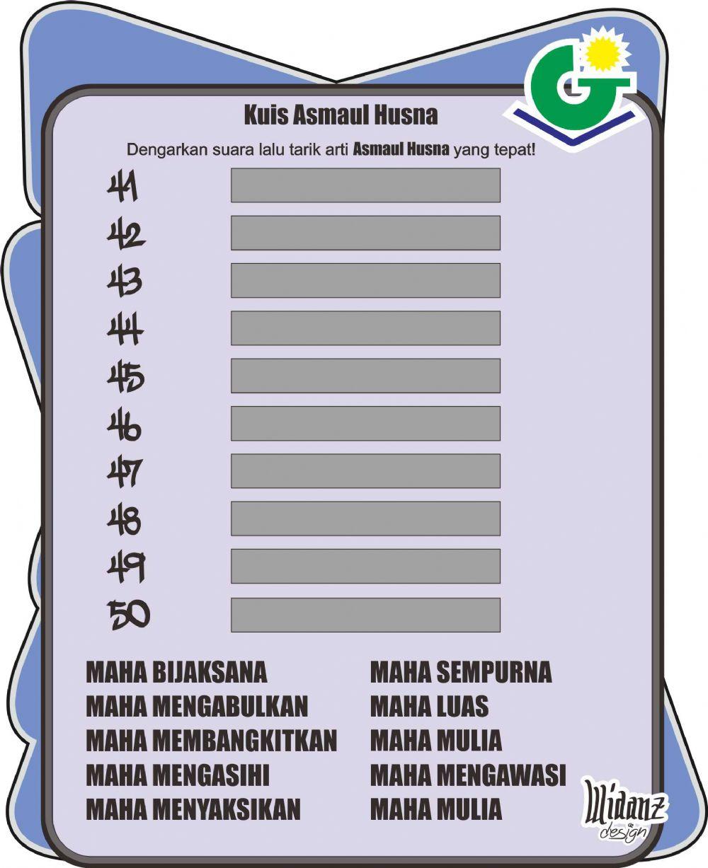 Asmaul Husna 41 50 SDITCIP worksheet Live Worksheets Asmaul Husna 41 50 SDITCIP worksheet Live Worksheets