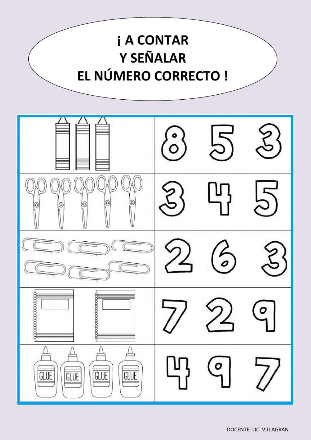 Matemática del 1 al 10
