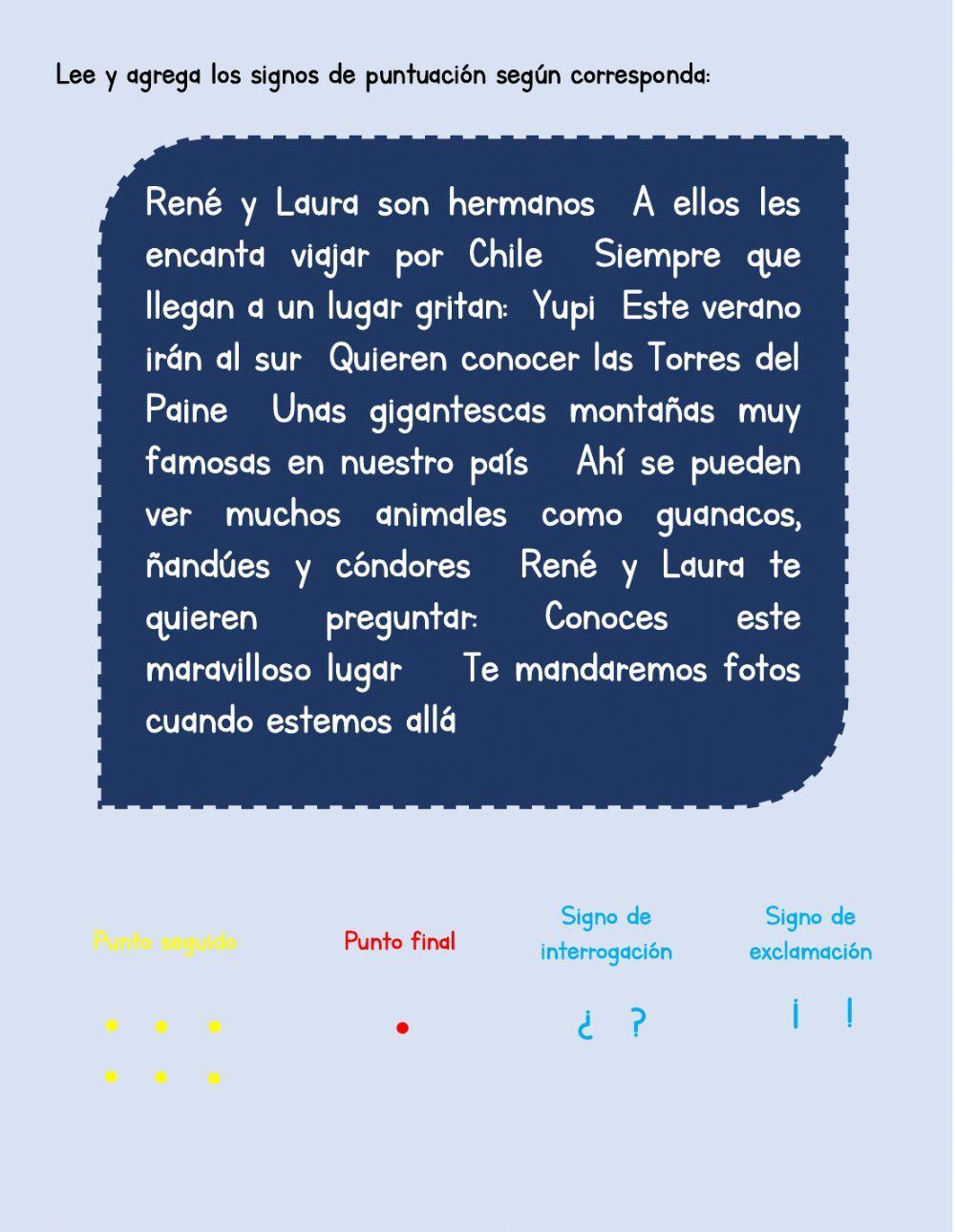 Signos de puntuación