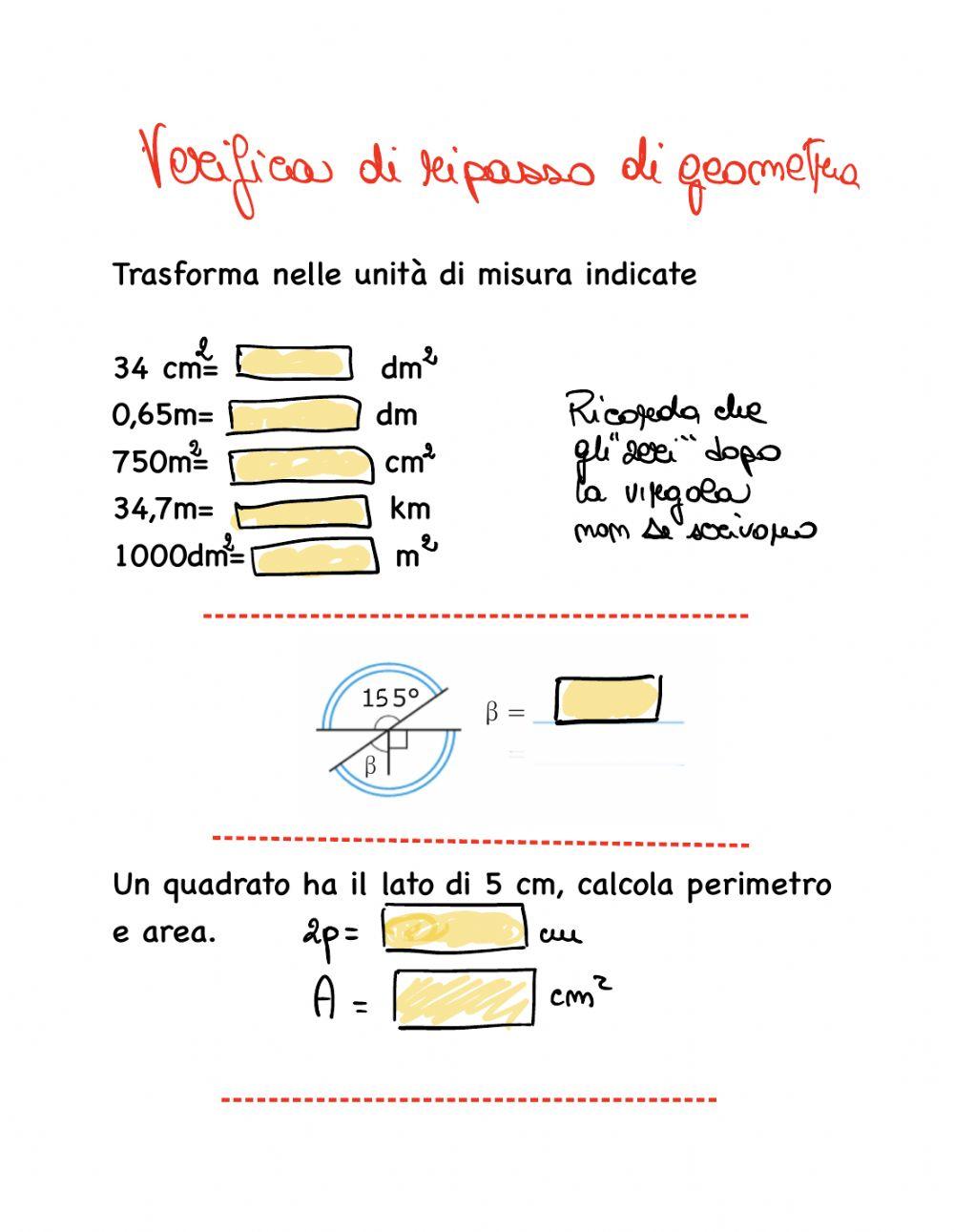 Ripasso geometria piana