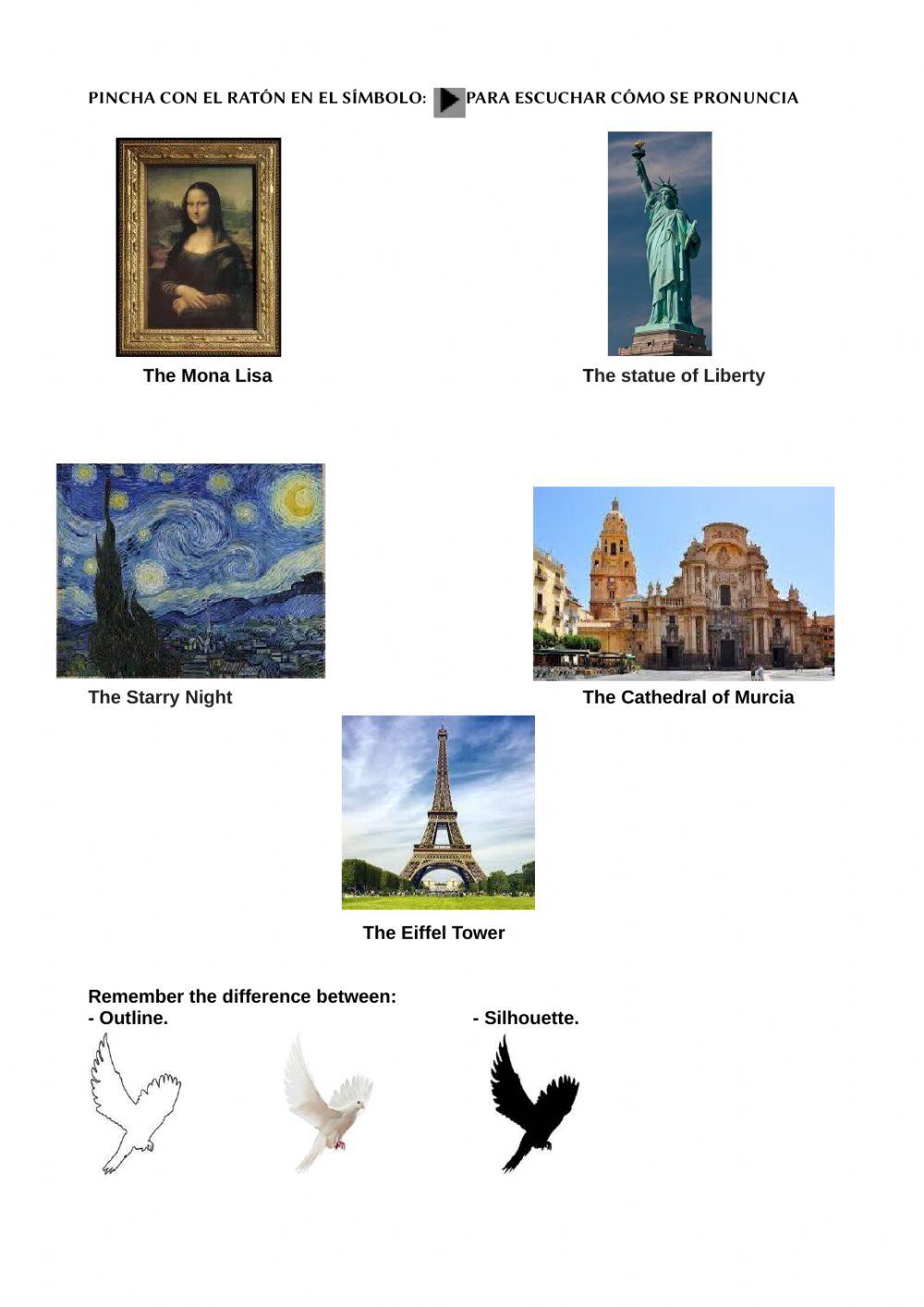 Arts and Craft Vocabulary: Masterpieces