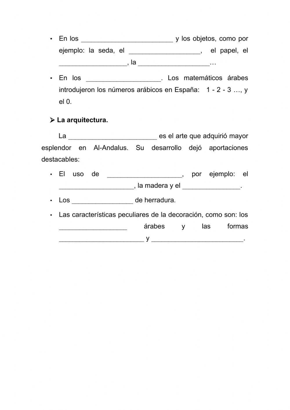 La herencia andalusí