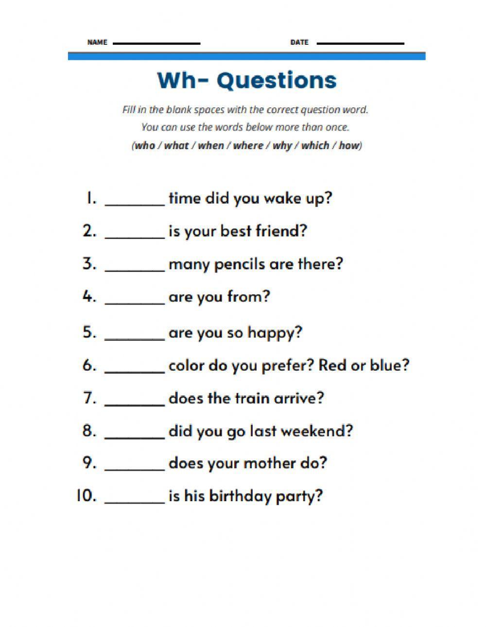 Wh-questions-