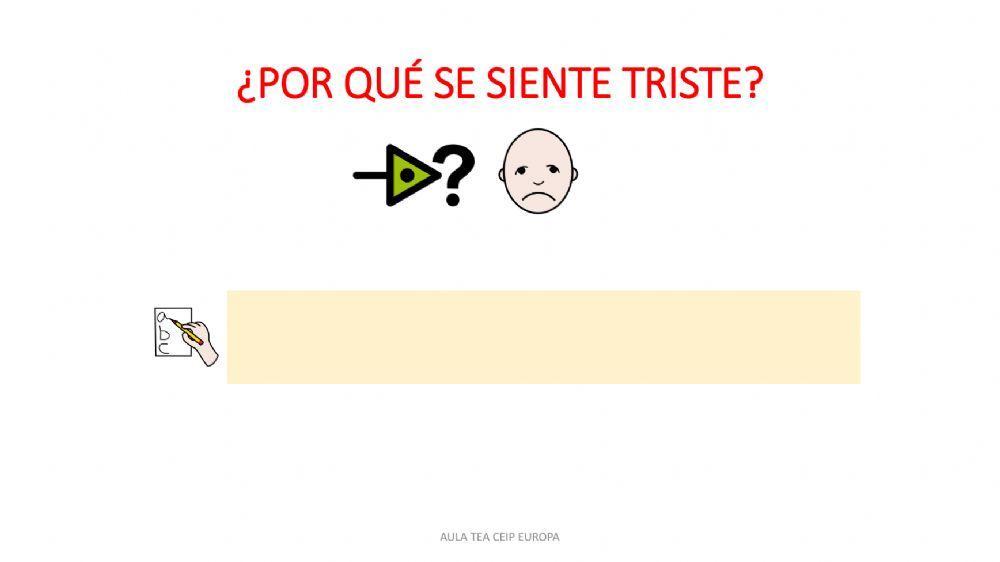 Observa y di cómo se siente