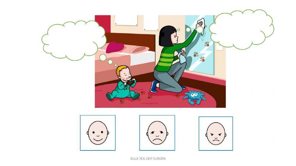 Observa y di cómo se siente