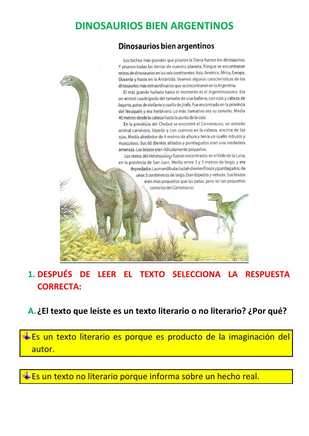 Dinosaurios argentinos