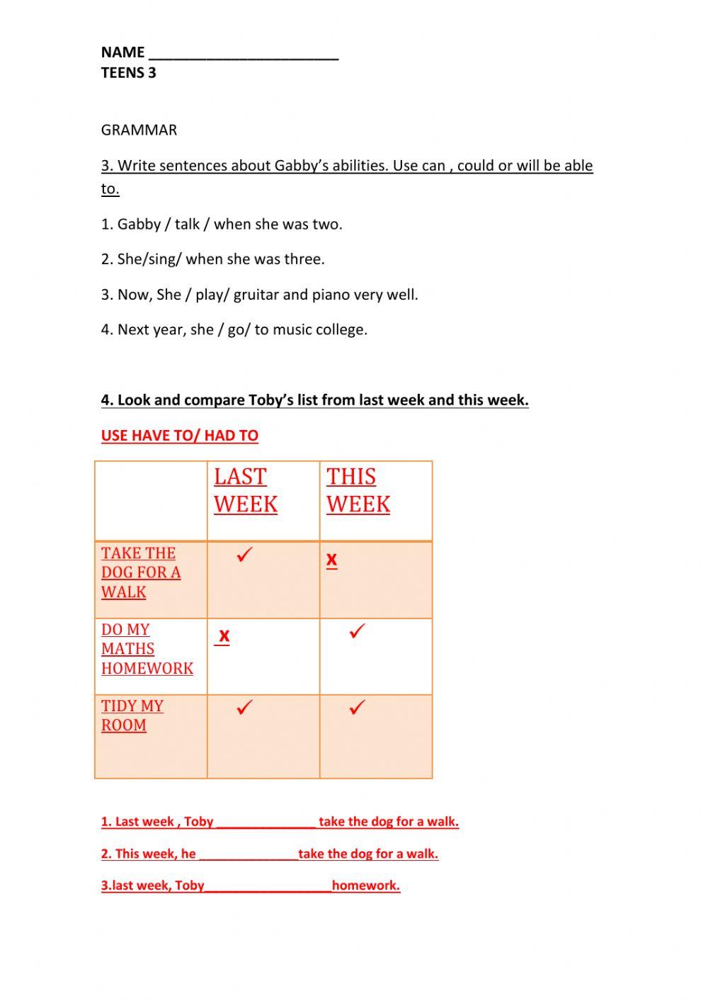 Assignment Online Exercise Live Worksheets Assignment Online Exercise Live Worksheets