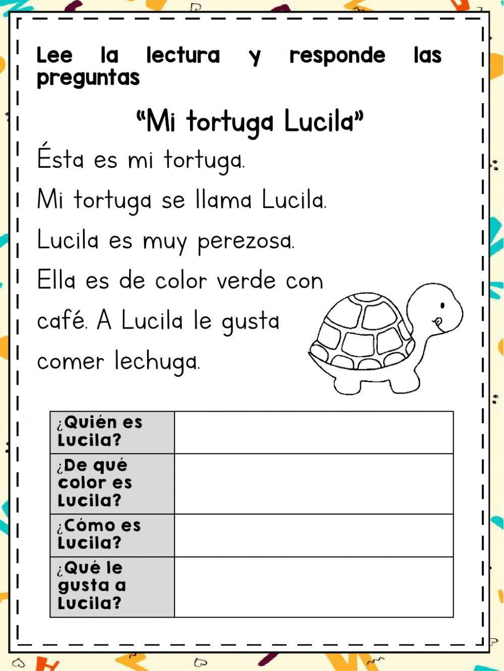 Lecturas comprension