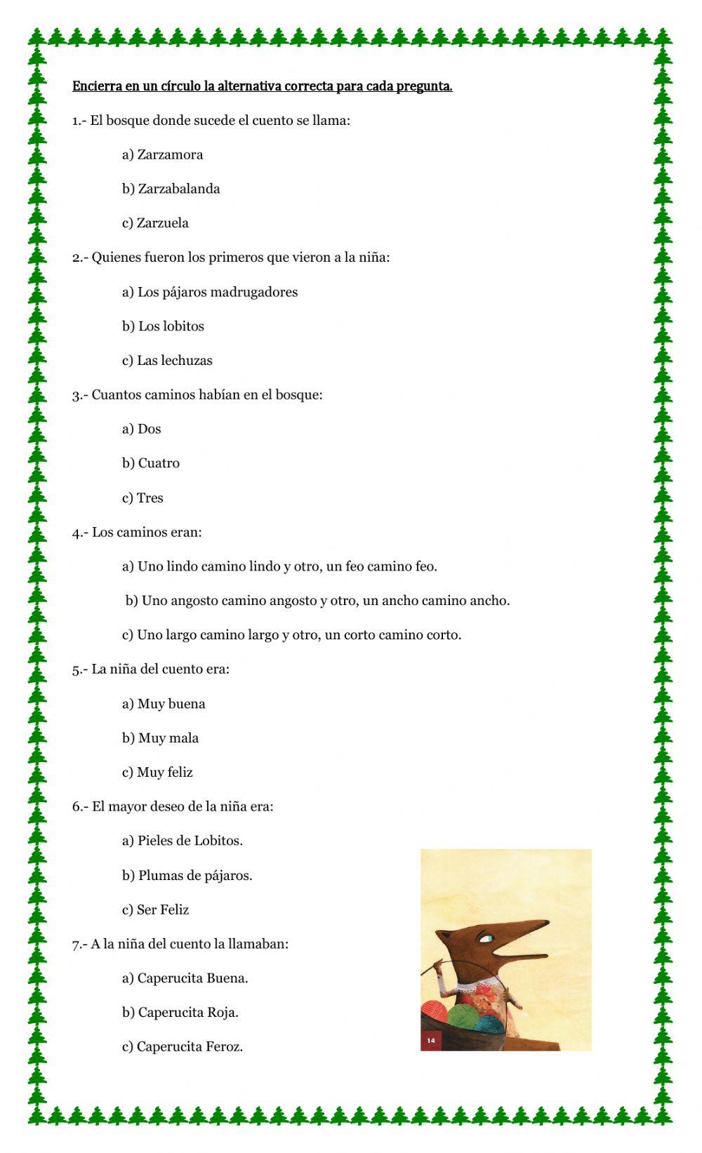 Lobo rojo y caperucita feroz