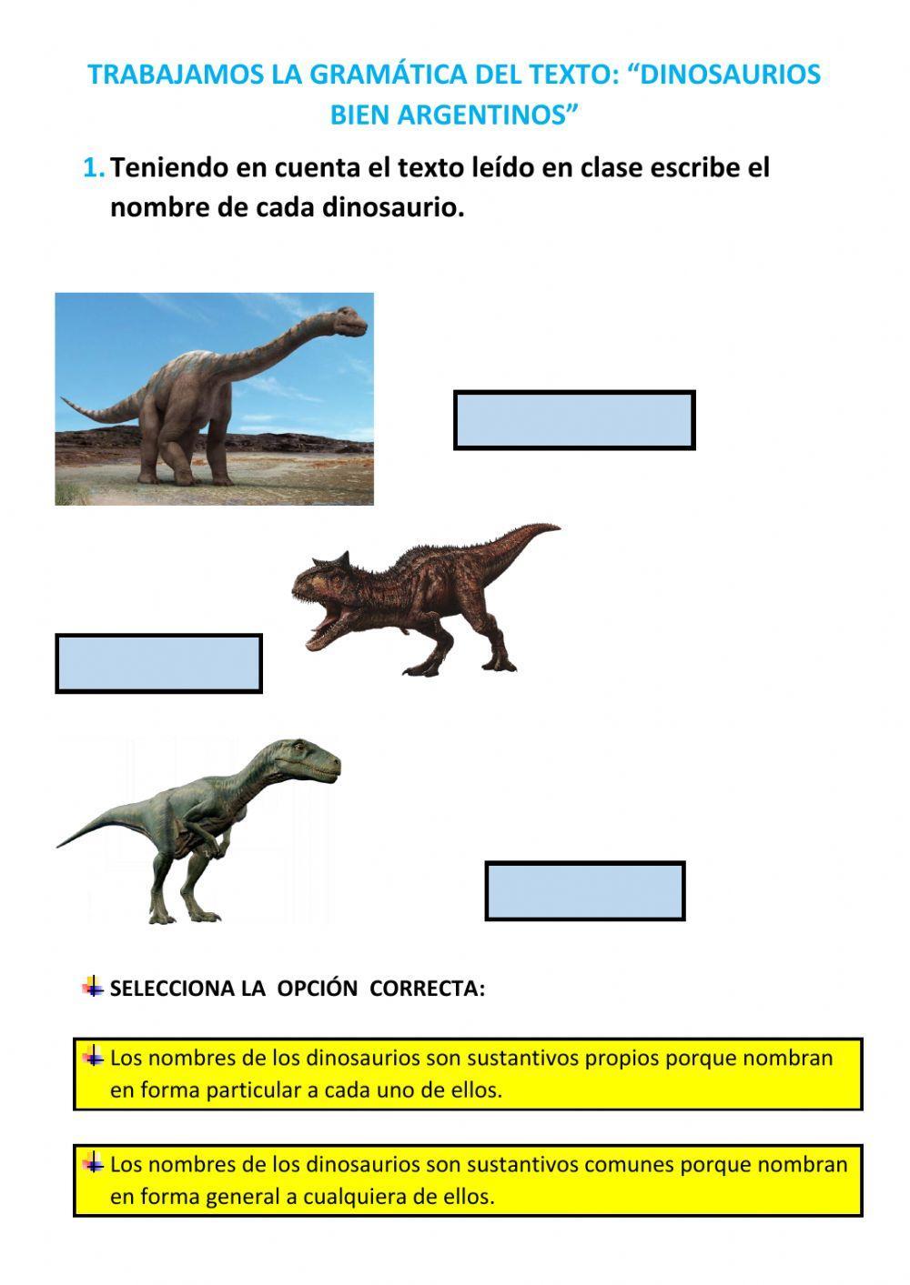 Dinosaurios bien argentinos