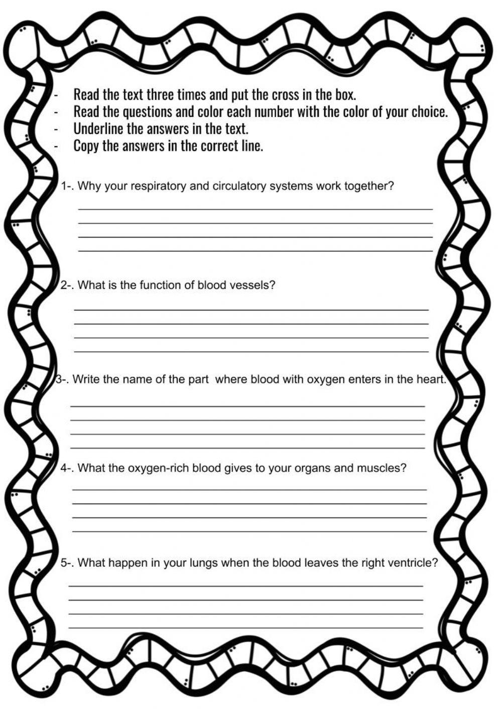 Reading circulatory system