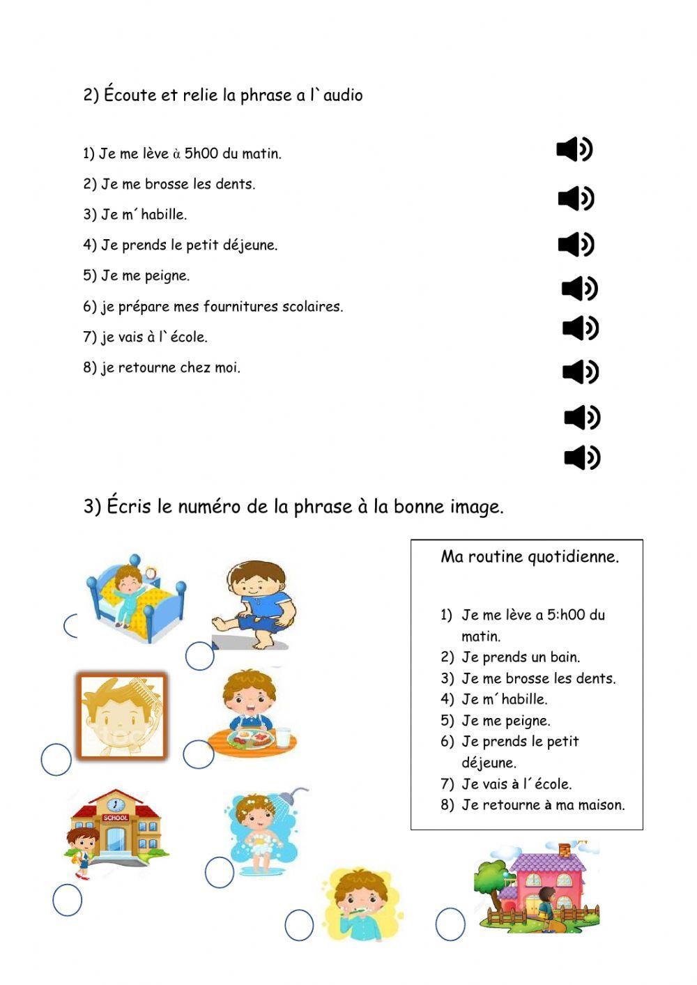 La routne quotidienne