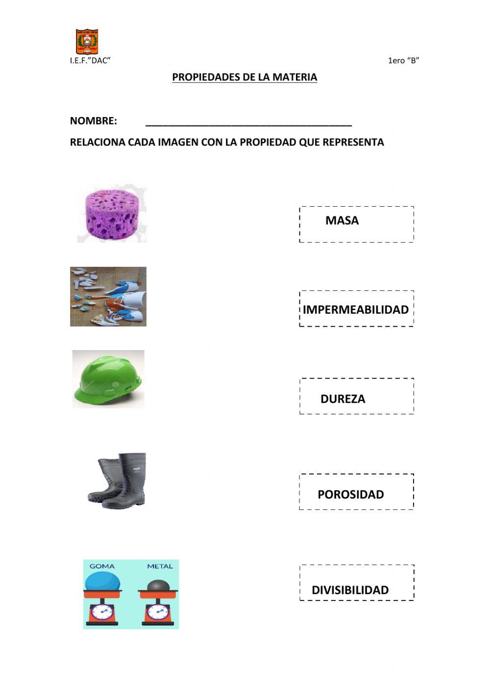 Propiedades de la materia