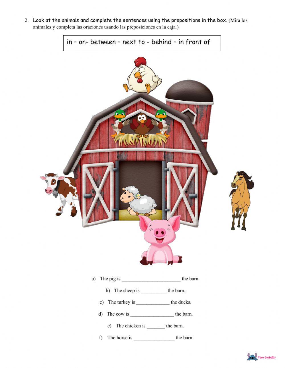 Prepositions of Place