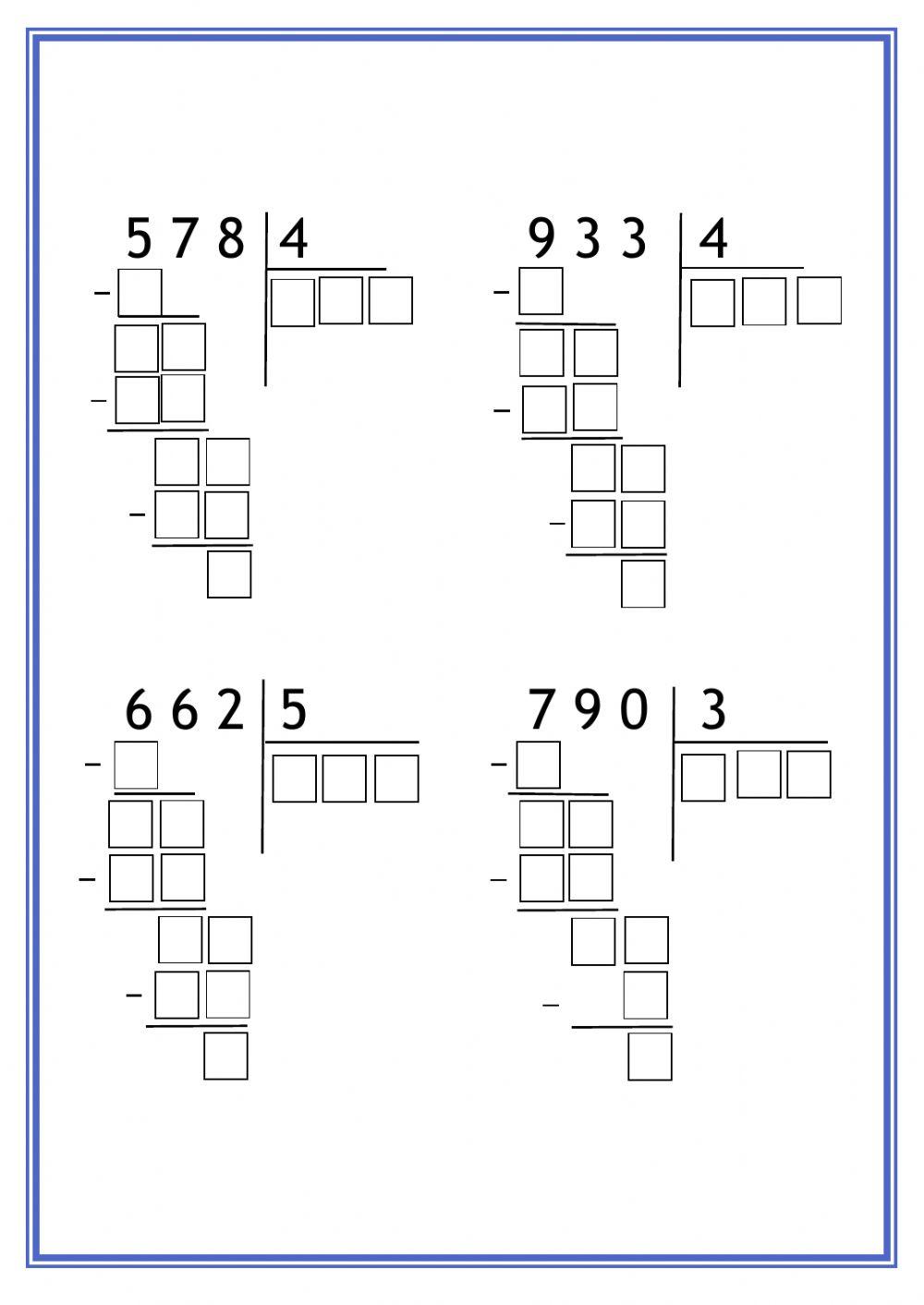 Divisiones inexactas