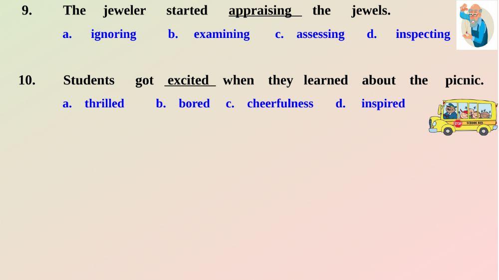 I can 't  climb  trees  anymore-Antonyms..