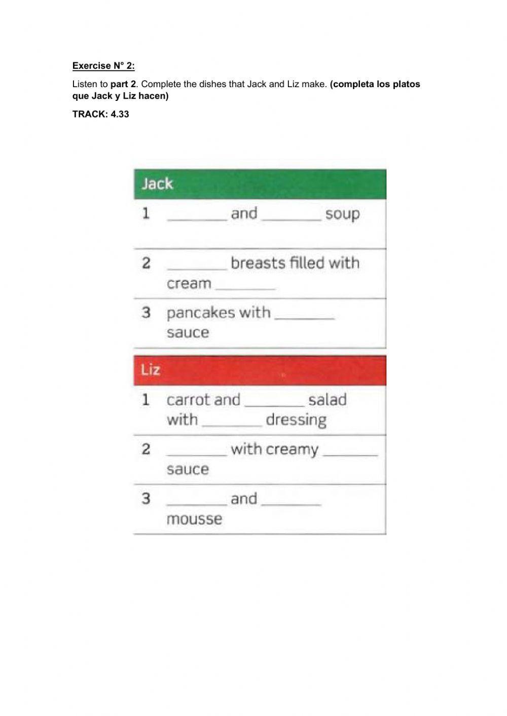 Listening comprehension