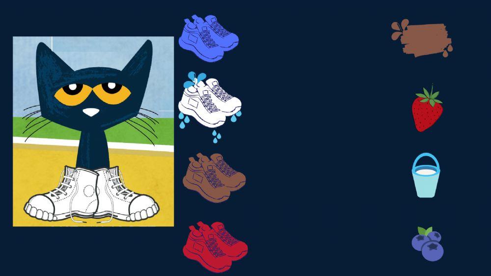 Pete the cat 'I love my white shoes'