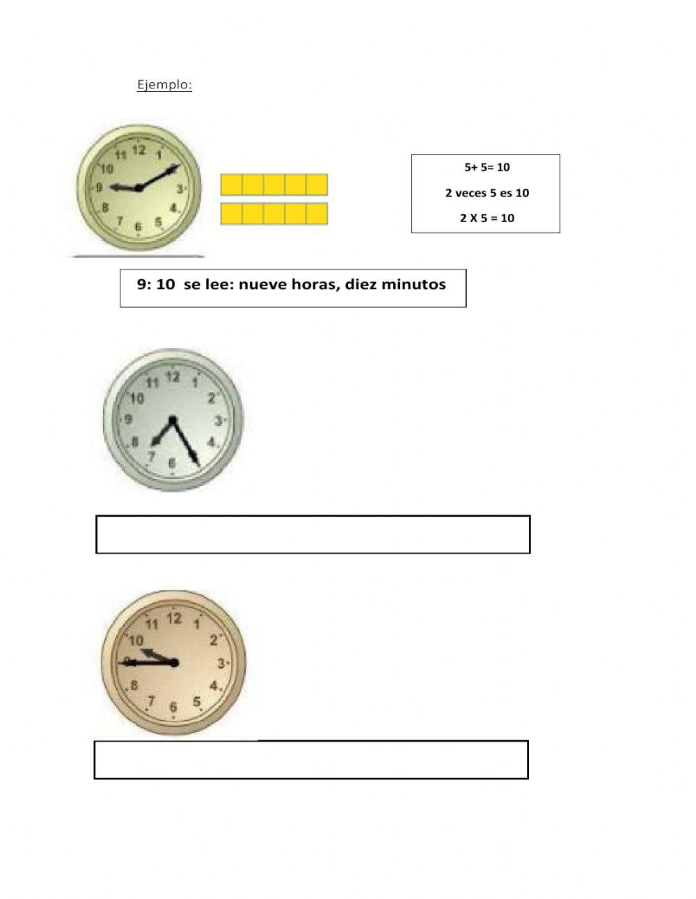 Calculamos el tiempo con la multiplicación