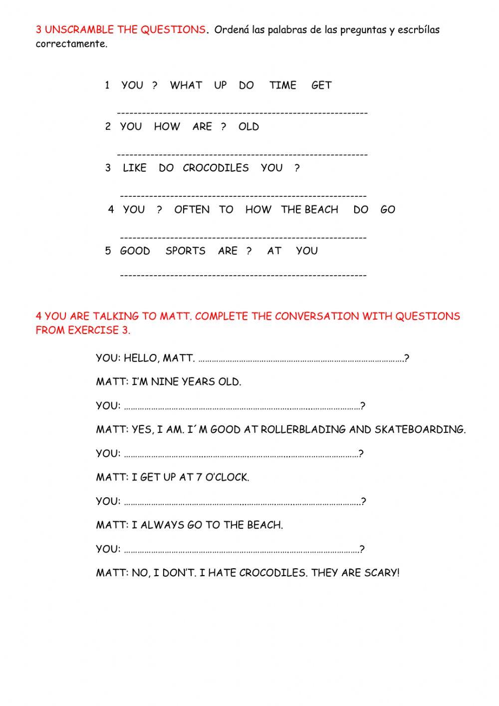Chidren 3 Liveworksheet Revision Lesson 23