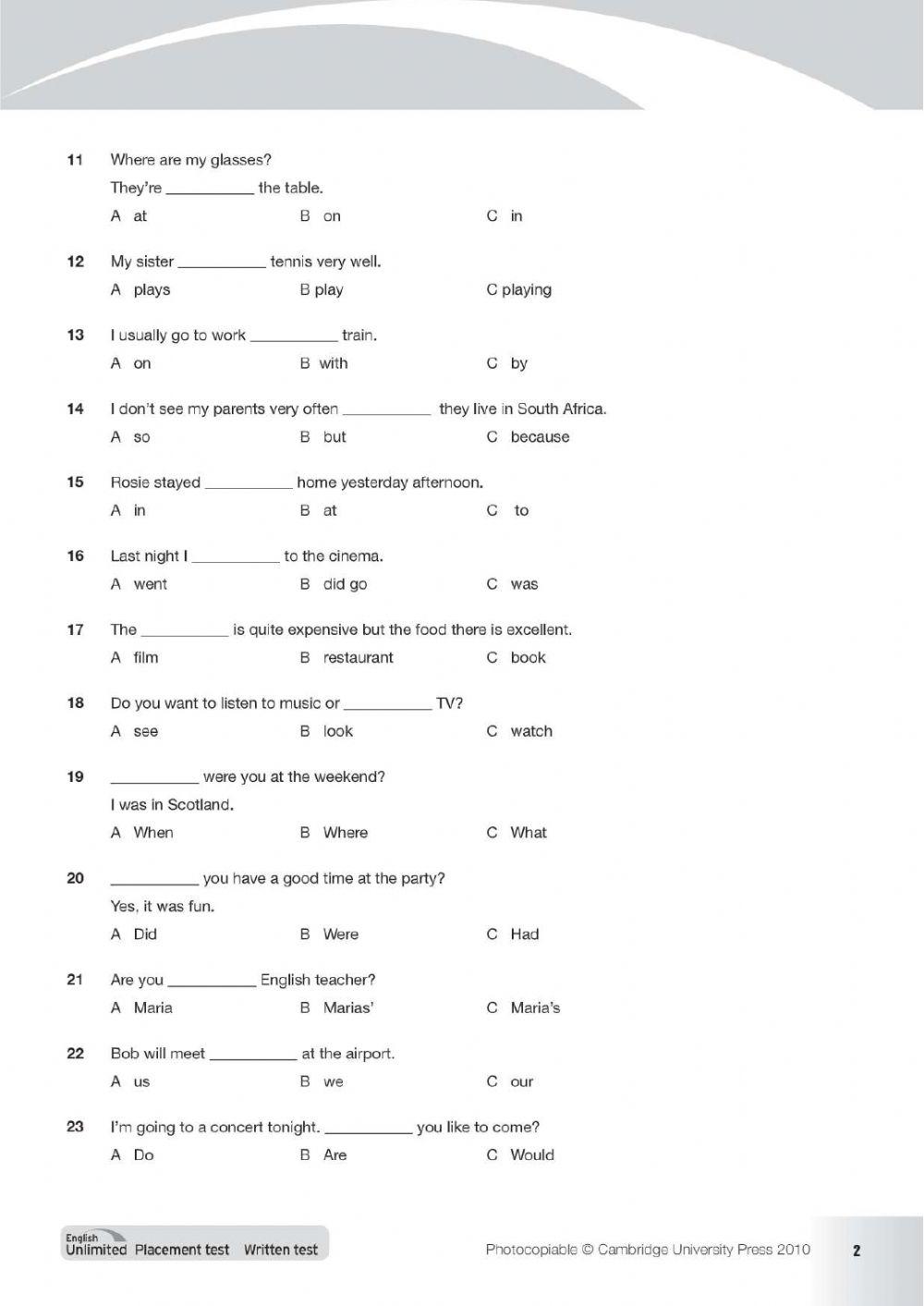 6069657-placement-test-a1-b1-berrin-conbalar