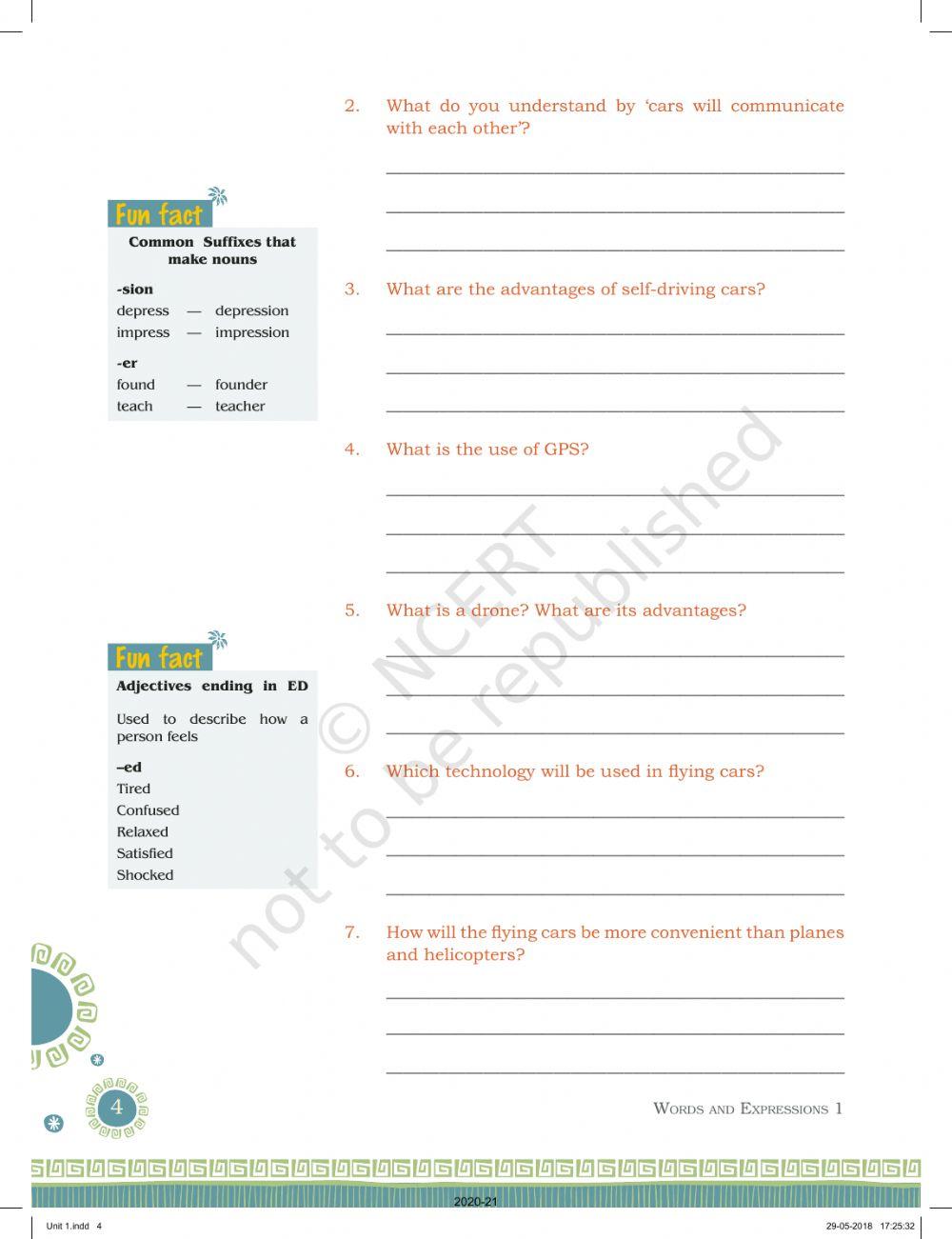 Words and Expressions-Chapter1(Text1)