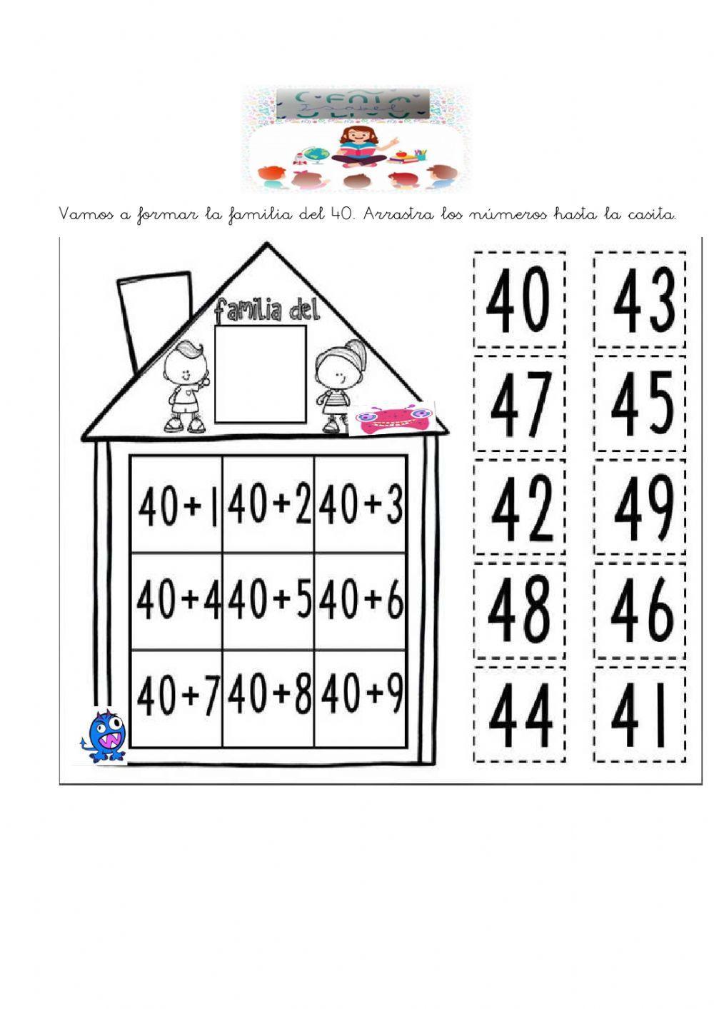 Familia del 40 Live Worksheets