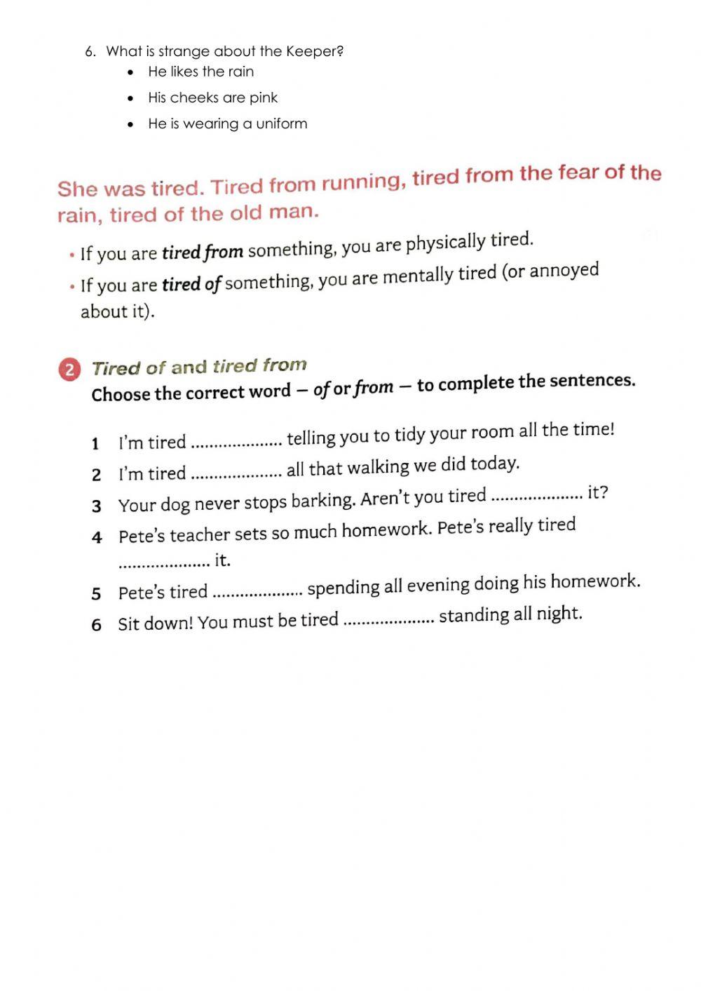 Reading Comprehension