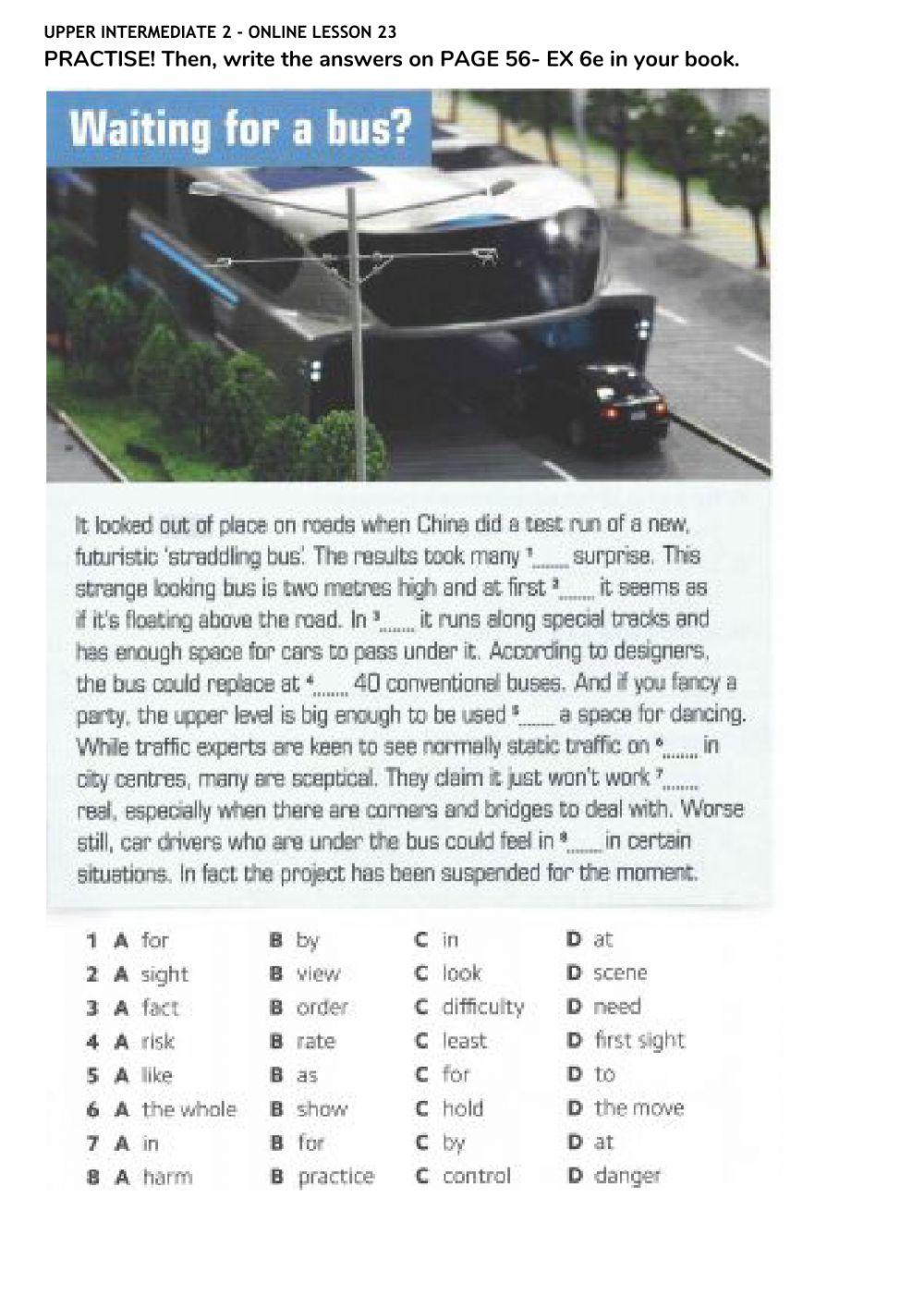 Online Lesson 23- Prepositional phrases