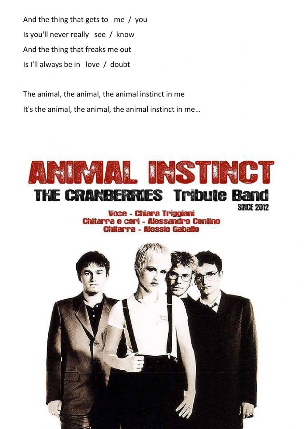 Song - Animal instinct