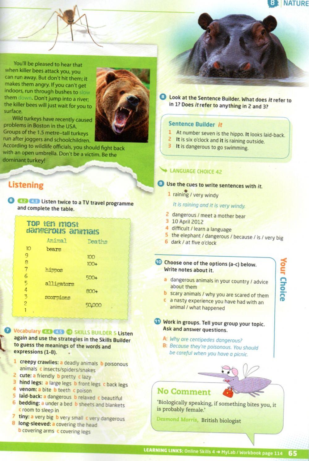 SB page 65. Deadly Animals