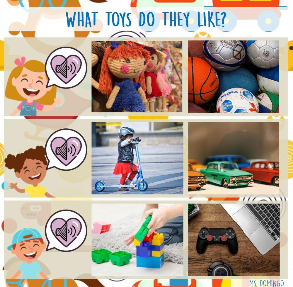 What toys do they like?