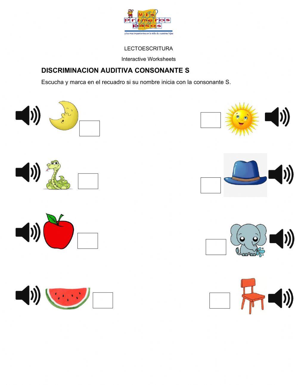 Discriminacion letra s