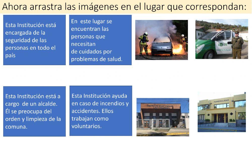 lLAS INSTITUCIONES DE MI COMUNIDAD 