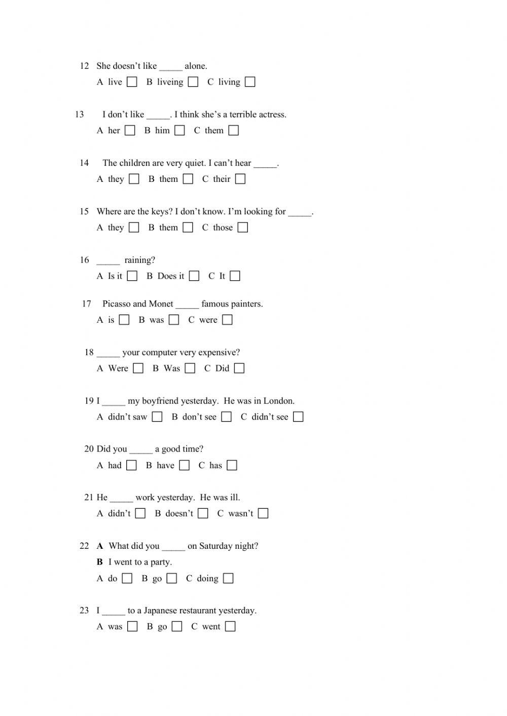 English file elementary units 5-8