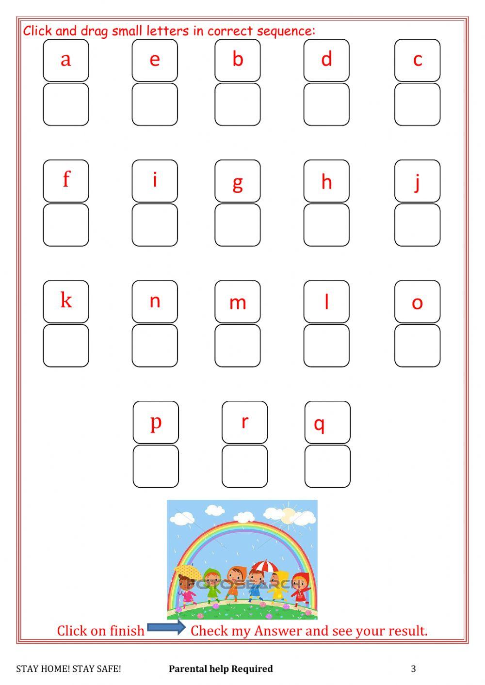 Lkg Alphabet Aa to Rr Lkg Alphabet Aa to Rr