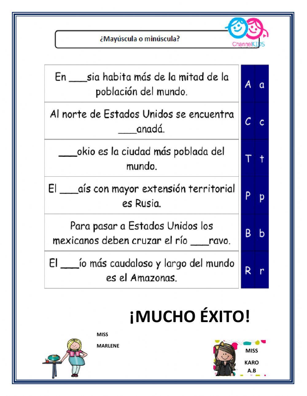 Lunes 7 septiembre. Español