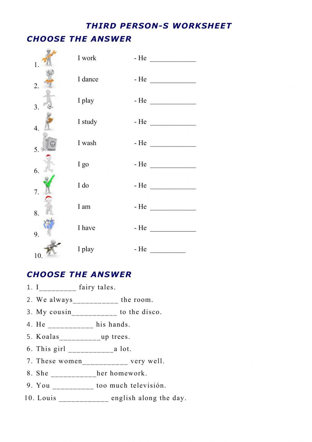 Third singular person