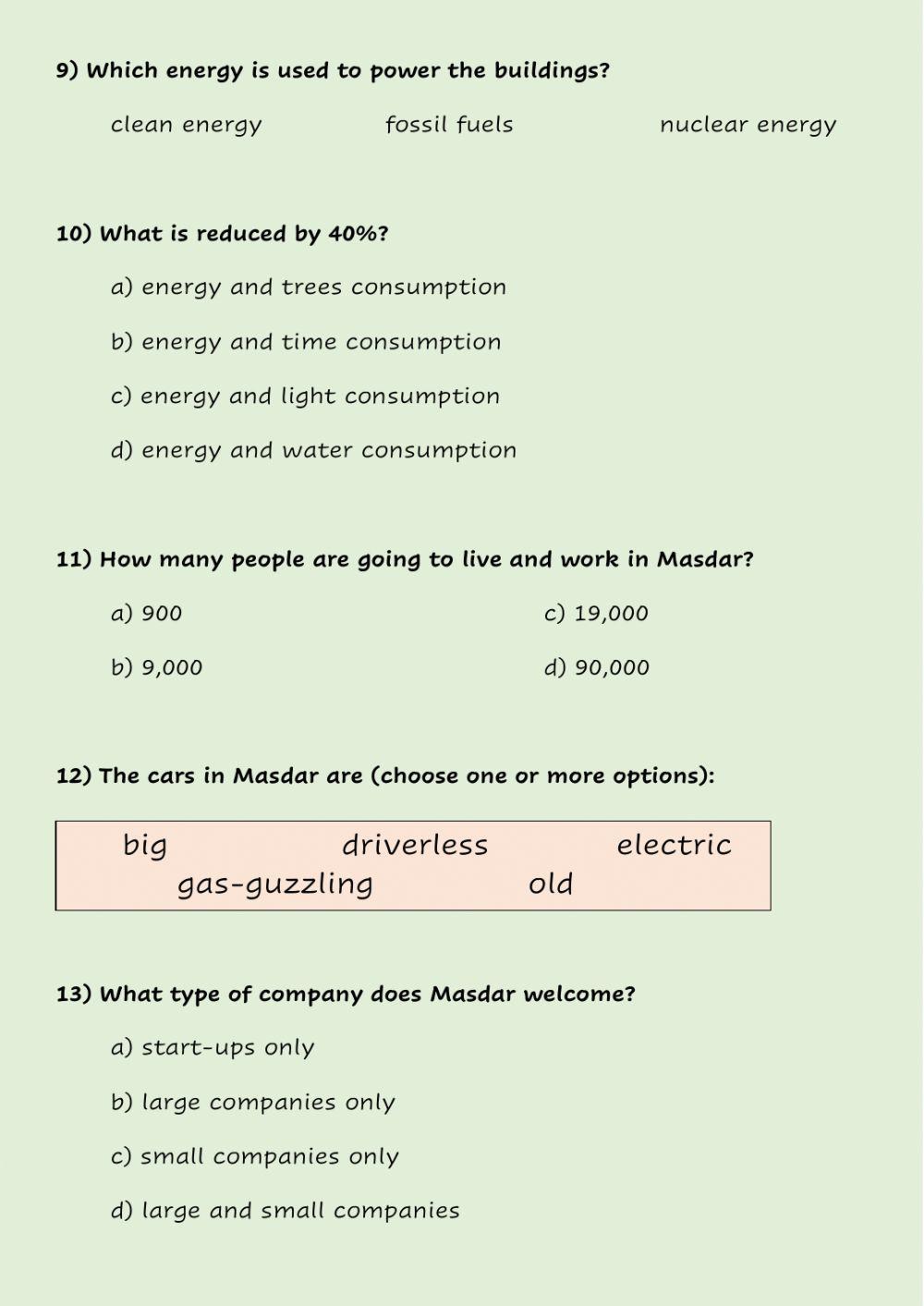 Watching - Masdar City