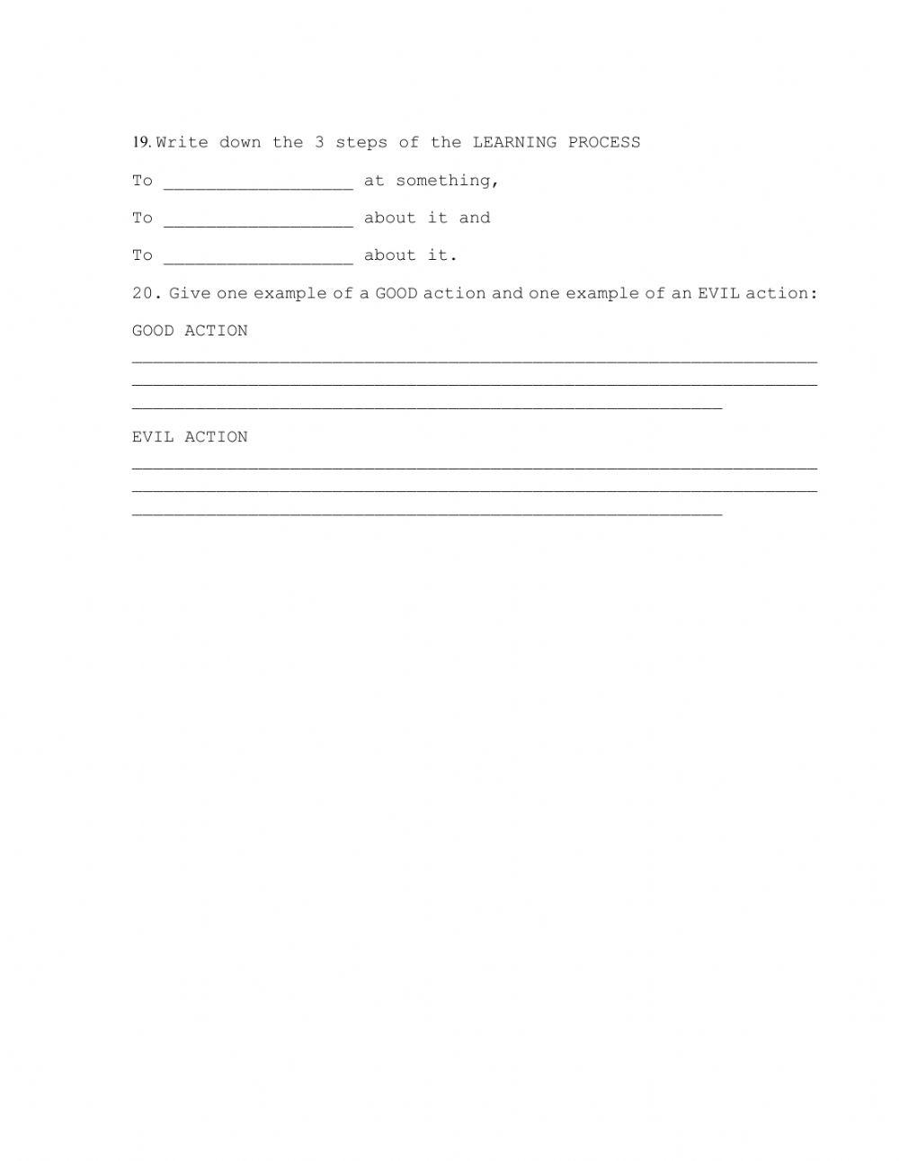 5th grade III bimester