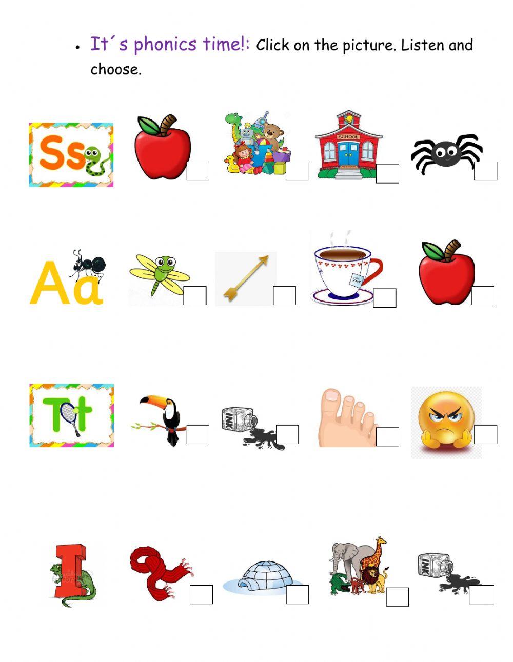 It-s phonics time s,a,t,i