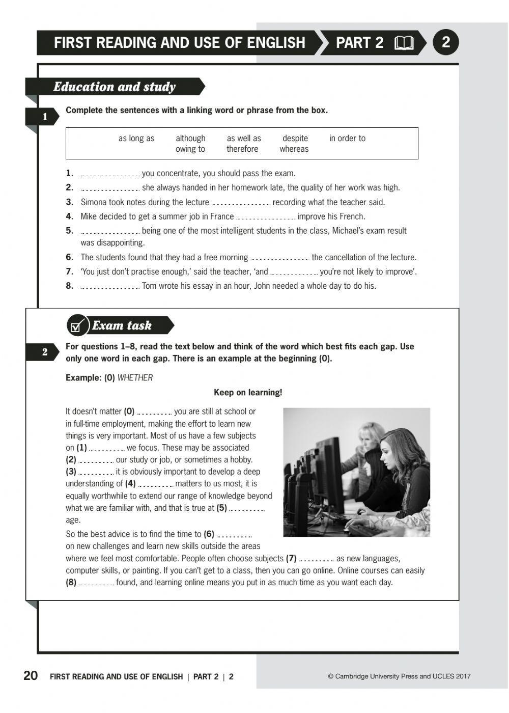 B2 Reading and UoE Part 2.2